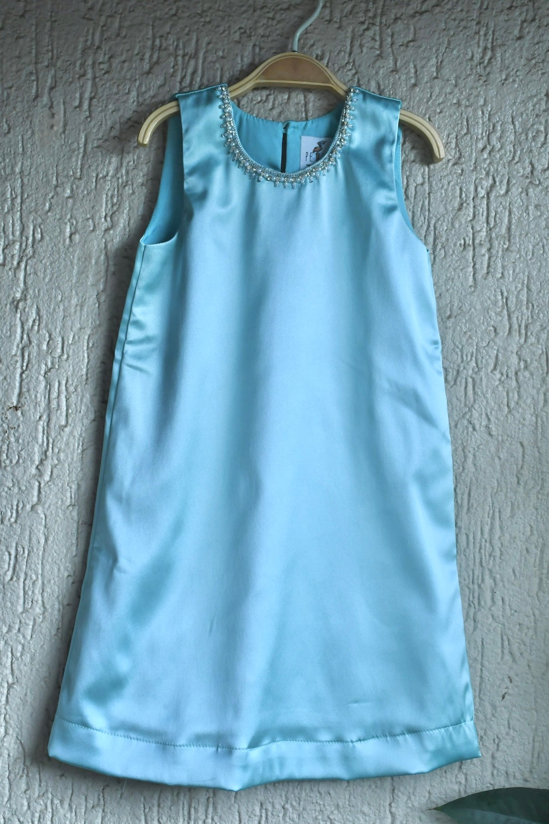 Satin Pearl Dress