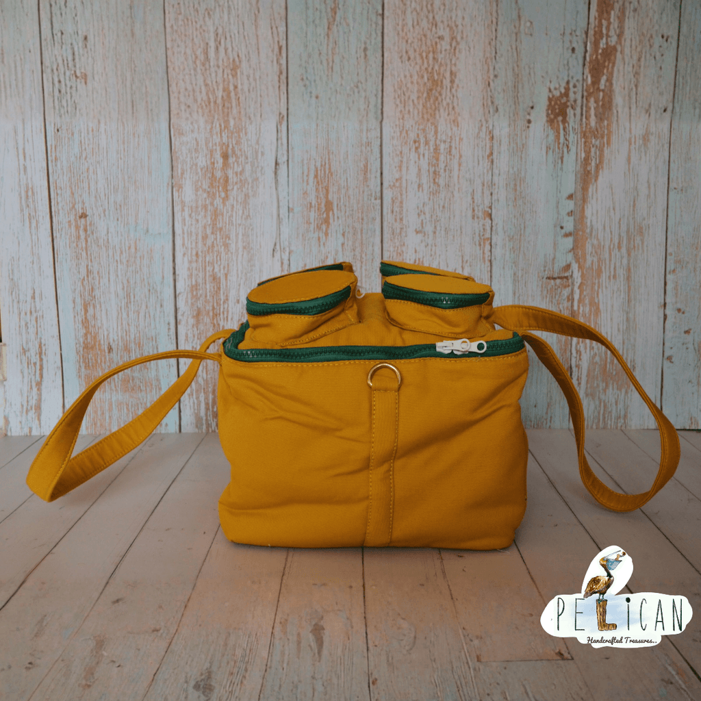 Yellow Lego Duffle Bag with 4 Studs