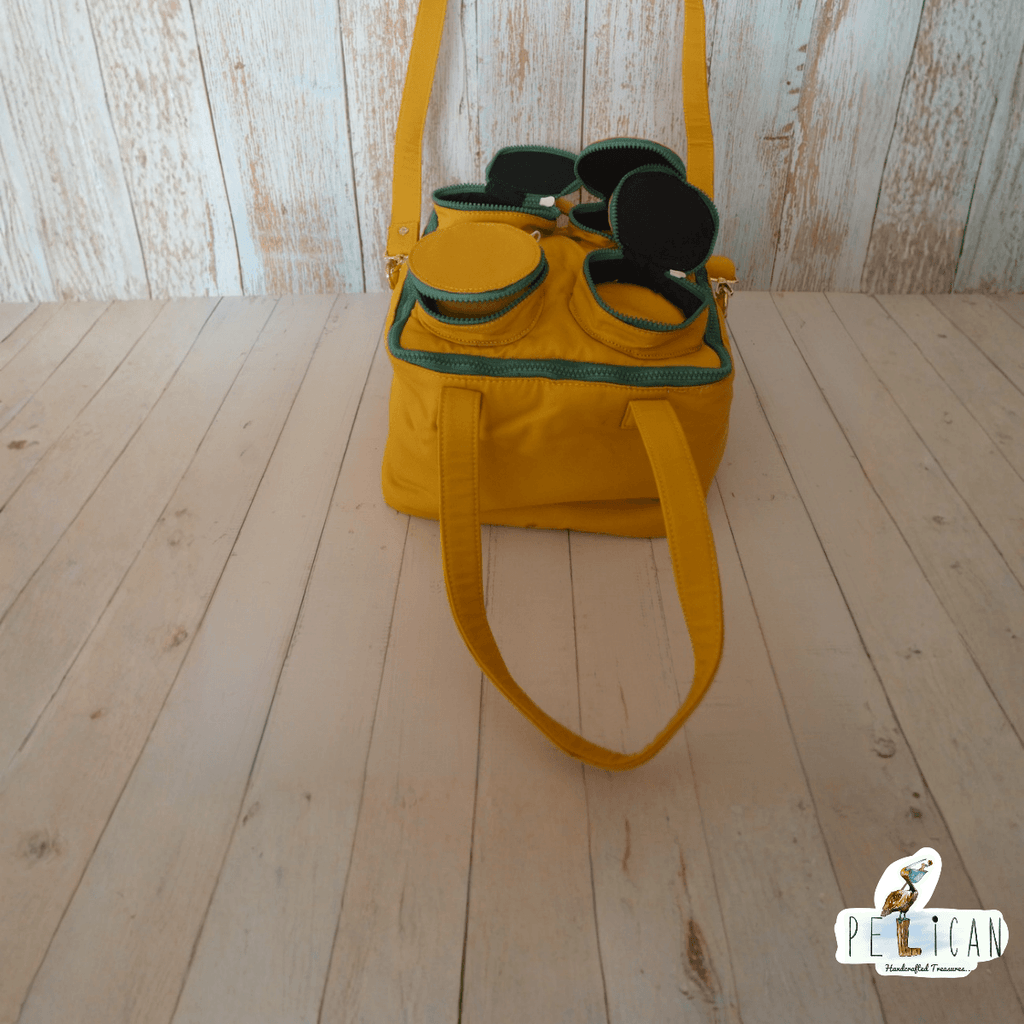 Yellow Lego Duffle Bag with 4 Studs
