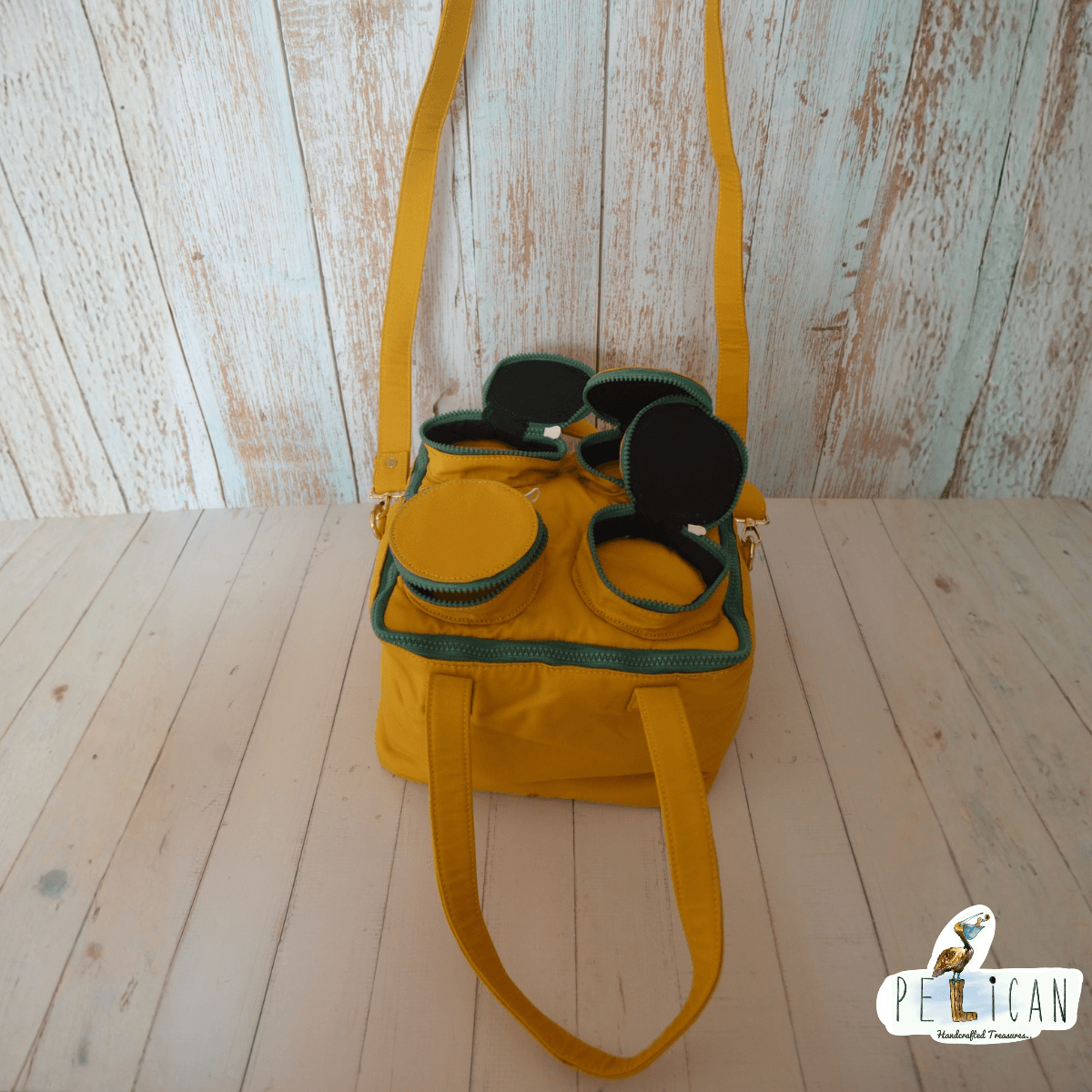 Yellow Lego Duffle Bag with 4 Studs