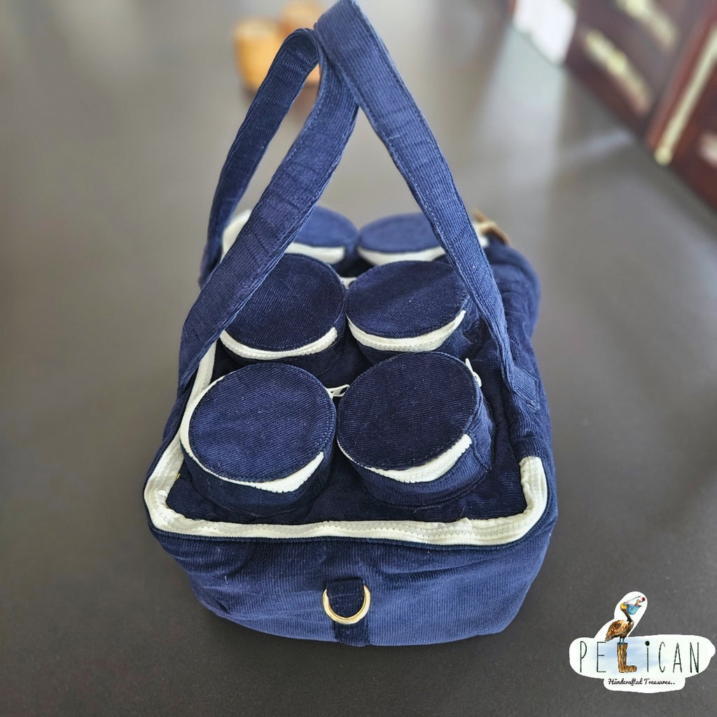 Blue Lego Duffle Bag with 6 Studs