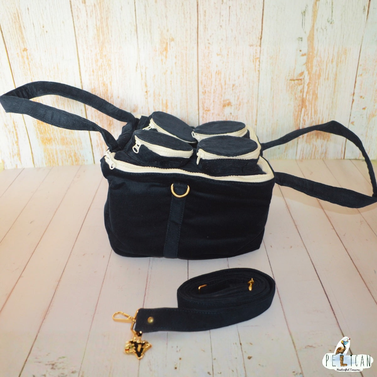 Blue Lego Duffle Bag with 4 Studs