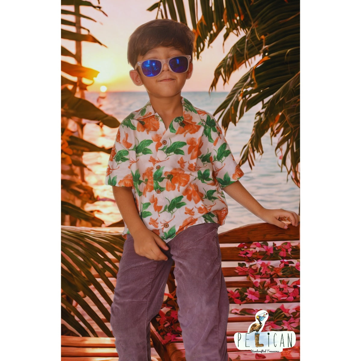 Crimson Blossom Shirt