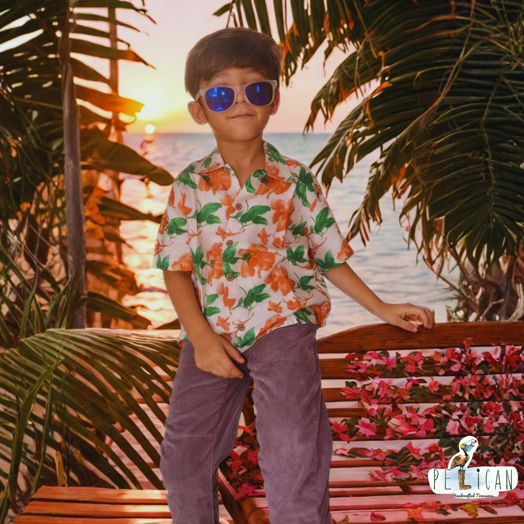 Crimson Blossom Shirt