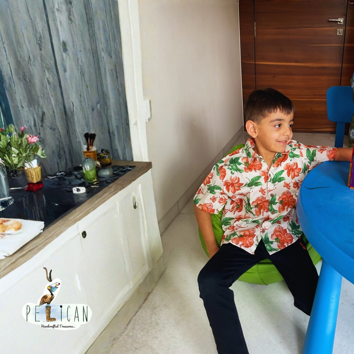 Crimson Blossom Shirt