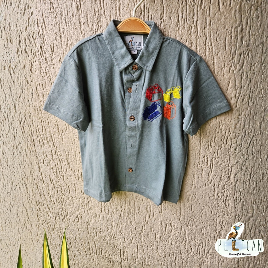 Dusty Green Lego shirt