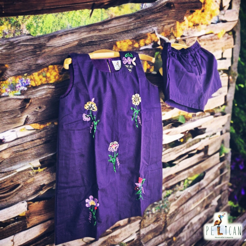 Purple Poplin Elegance