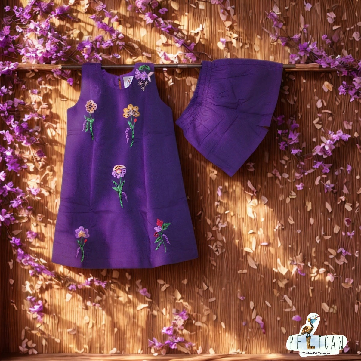 Purple Poplin Elegance