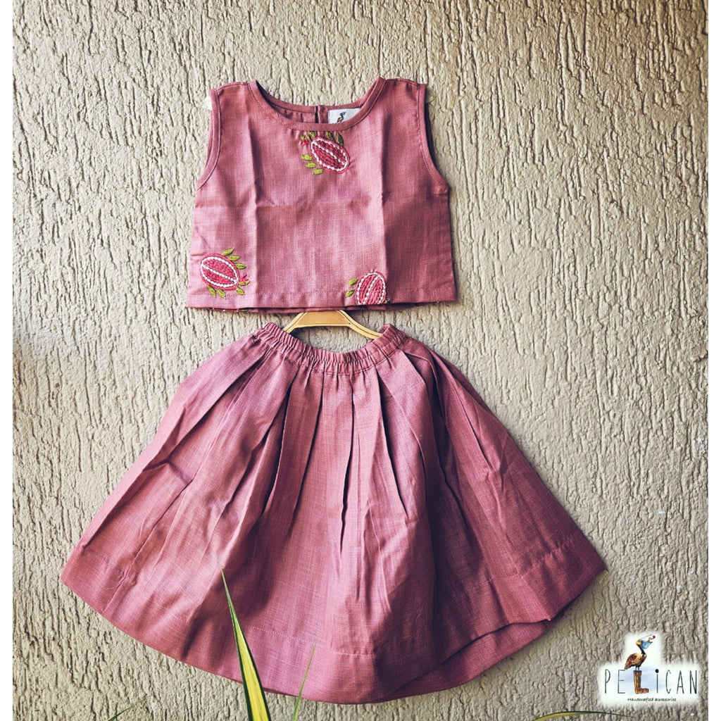 Pomegranate Skirt Set