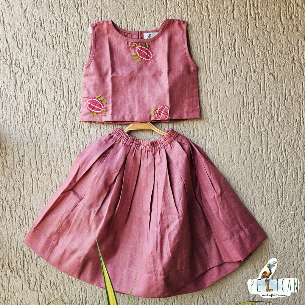 Pomegranate Skirt Set