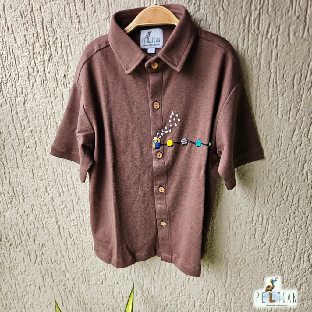 Brown Train Shirt